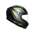 Шлем интеграл AGV K-6 Flash Grey/Black/Lime