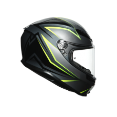 Шлем интеграл AGV K-6 Flash Grey/Black/Lime
