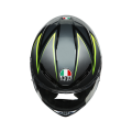 Шлем интеграл AGV K-6 Flash Grey/Black/Lime