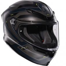 Шлем интеграл AGV K6s Enhance Matt Grey/Yellow Fluo