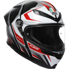 Шлем интеграл AGV K-6 S Karve Matt Black/White/Red