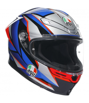 Шлем интеграл AGV K-6 S Slashcut Black/Blue/Red
