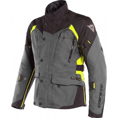 Мотокуртка текстильная Dainese X-TOURER D-DRY Ebony/Black/Fluo-Yellow