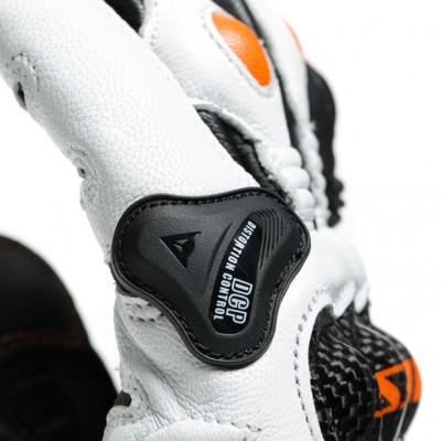 Перчатки Dainese Carbon 3 Short Black-White-Orange