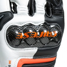 Перчатки Dainese Carbon 3 Short Black-White-Orange