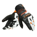 Перчатки Dainese Carbon 3 Short Black-White-Orange Перчатки Dainese Carbon 3 Short Black-White-Orange