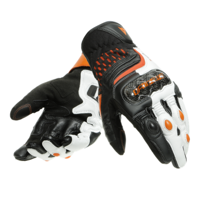 Перчатки Dainese Carbon 3 Short Black-White-Orange