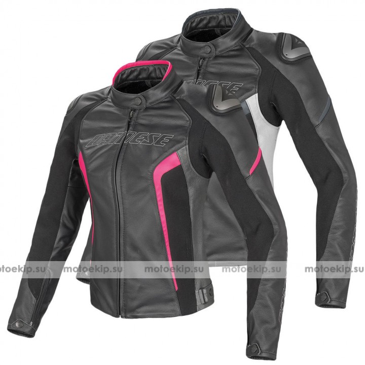 Мотокуртка женская кожаная Dainese Racing D1 Lady Perforated