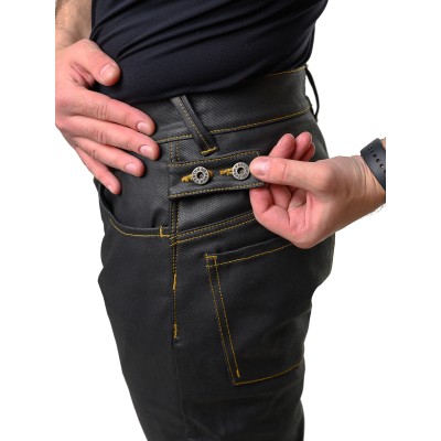 Мотоджинсы STARKS VIKING , муж., Comfort fit, Cordura Denim стрейч, Чёрный