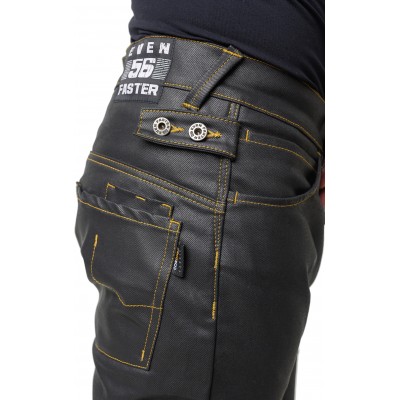 Мотоджинсы STARKS VIKING , муж., Comfort fit, Cordura Denim стрейч, Чёрный
