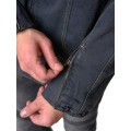 Мотокуртка джинсовая STARKS GHOST, муж., Slim fit, Cordura Denim стрейч, Серый