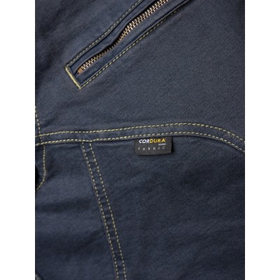 Мотокуртка джинсовая STARKS GHOST, муж., Slim fit, Cordura Denim стрейч, Серый