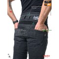 Мотоджинсы STARKS SAVAGE cordura denim stretch мужские, черные