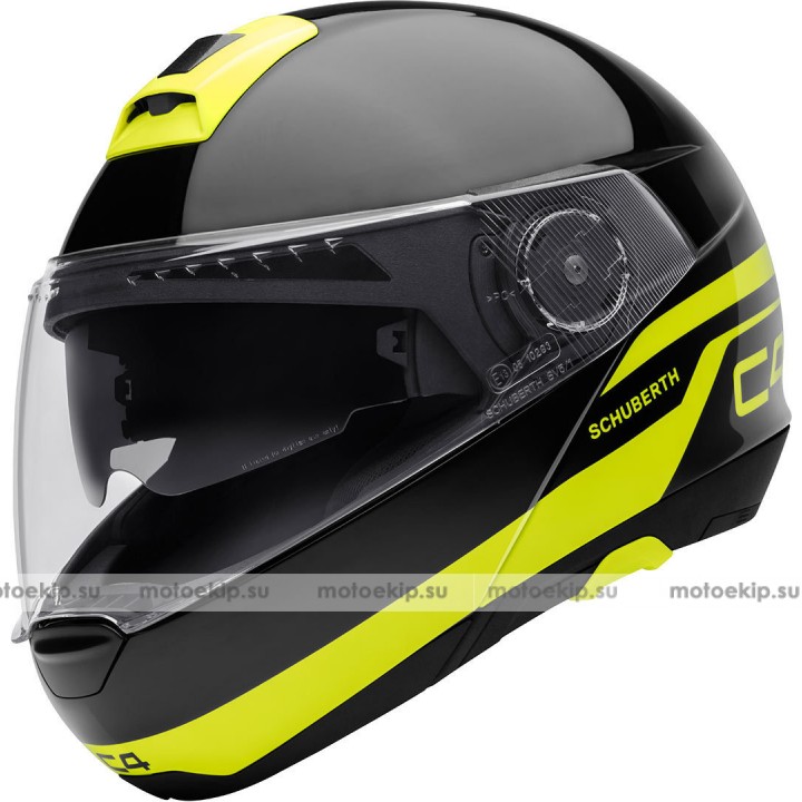 Шлем Schuberth C4 Pulse Black/Yellow