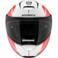 Шлем модуляр Schuberth C4 Pro Merak White Red