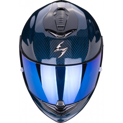 Шлем интеграл Scorpion EXO-1400 Air Carbon Solid Blue