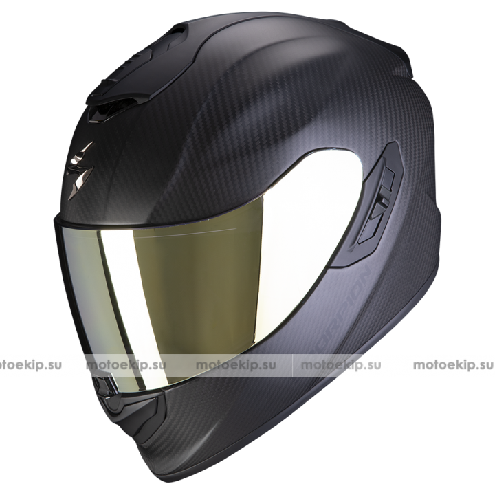 Шлем интеграл Scorpion EXO-1400 Air Evo Carbon Solid Matt Black