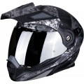 Шлем Scorpion ADX-1 Battleflage Black/Silver