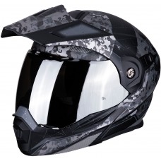 Шлем Scorpion ADX-1 Battleflage Black/Silver