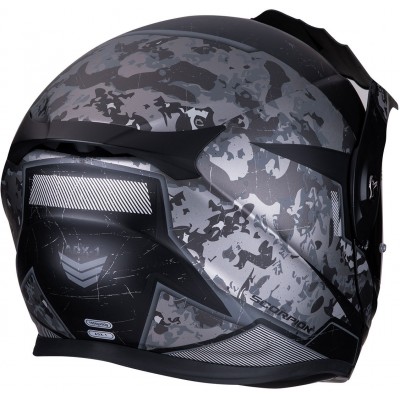 Шлем Scorpion ADX-1 Battleflage Black/Silver