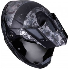 Шлем Scorpion ADX-1 Battleflage Black/Silver