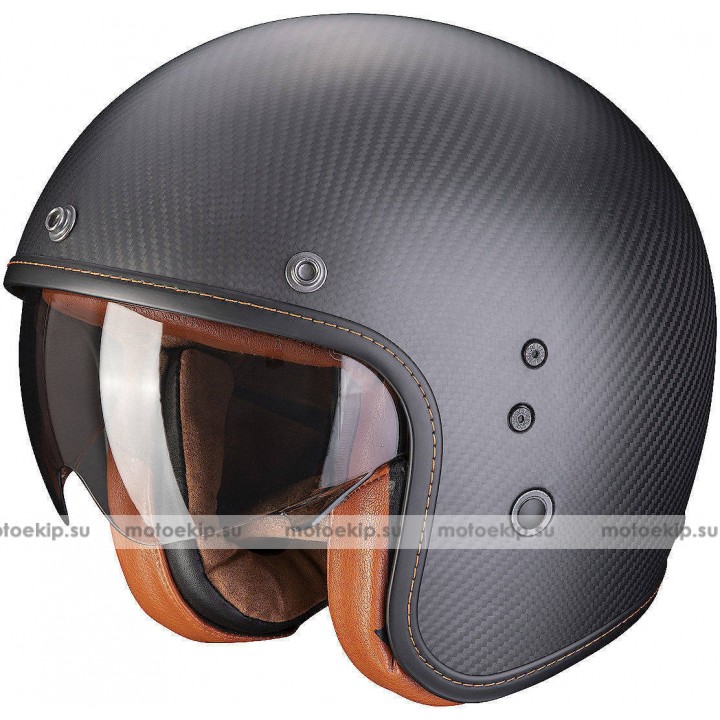 Шлем открытый Scorpion Belfast Evo Carbon Solid