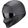 Шлем открытый интеграл Scorpion EXO-Combat Evo Graphite Dark Grey Шлем открытый интеграл Scorpion EXO-Combat Evo Graphite Dark Grey