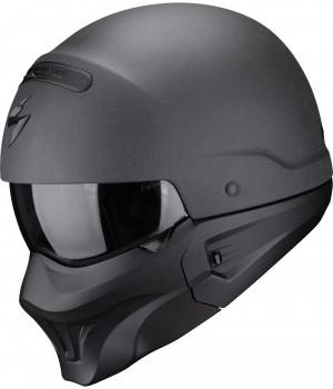Шлем открытый интеграл Scorpion EXO-Combat Evo Graphite Dark Grey