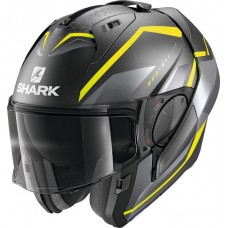 Шлем модуляр Shark Evo-ES Yari AYS Matt Anthracite Yellow Шлем модуляр Shark Evo-ES Yari AYS Matt Anthracite Yellow