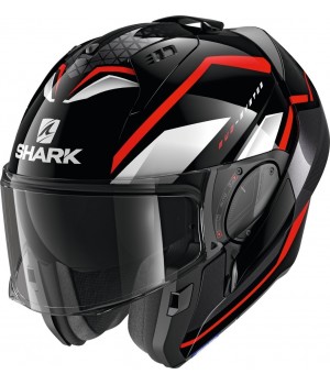 Шлем модуляр Shark Evo-ES Yari KRW Black Red White