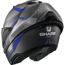 Шлем модуляр Shark Evo-ES Yari ABS Matt Anthracite Blue Silver Шлем модуляр Shark Evo-ES Yari ABS Matt Anthracite Blue Silver