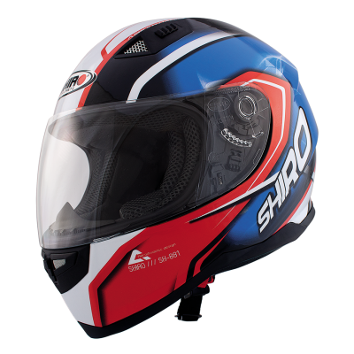 Шлем интеграл Shiro SH-881 Motegi Red