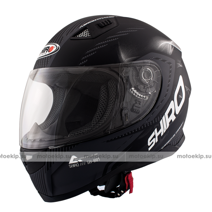 Шлем интеграл Shiro SH-881 Motegi Carbon