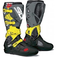 Ботинки кроссовые Sidi Crossfire 3 SRS Black Yellow Fluo Grey Limited
