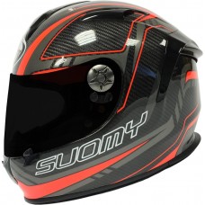 Шлем интеграл Suomy SR Sport Carbon Красный глянец