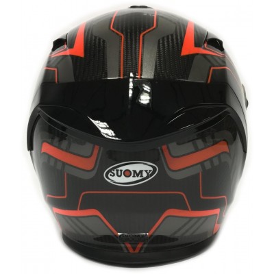 Шлем интеграл Suomy SR Sport Carbon Красный глянец