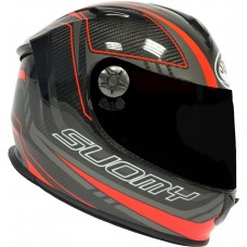 Шлем интеграл Suomy SR Sport Carbon Красный глянец