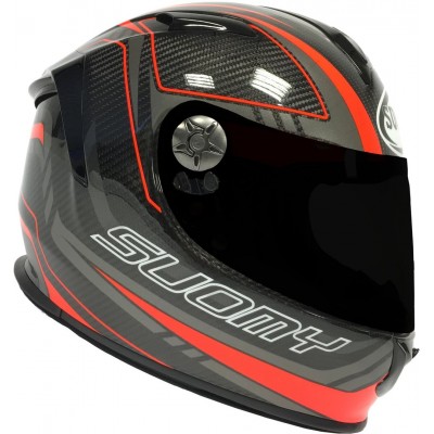 Шлем интеграл Suomy SR Sport Carbon Красный глянец