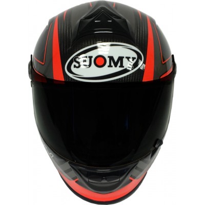 Шлем интеграл Suomy SR Sport Carbon Красный глянец