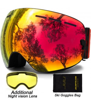 Лыжные очки маска Copozz + ночная линза