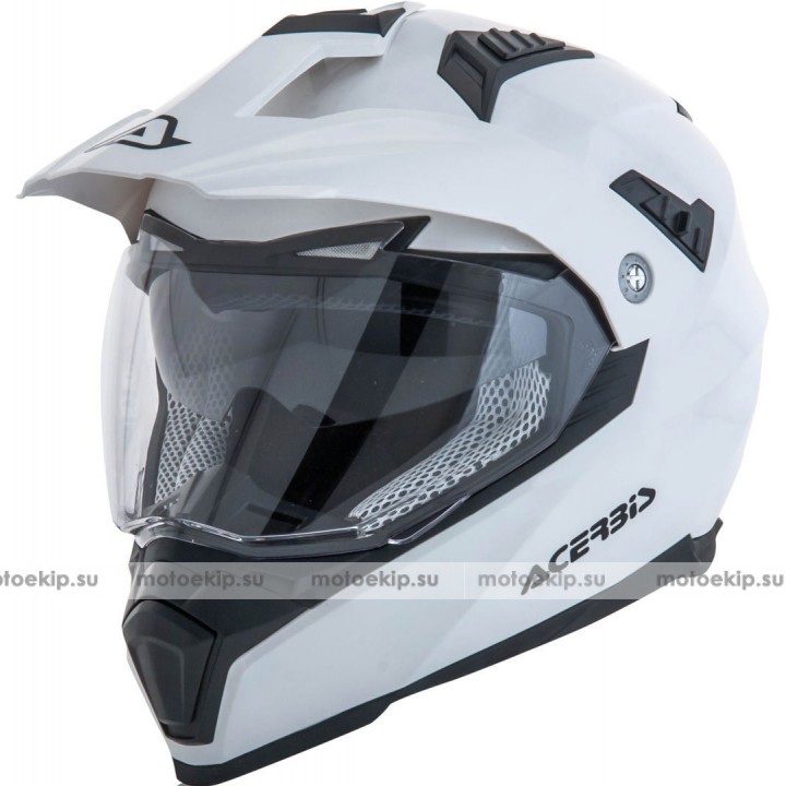Шлем эндуро Acerbis Flip FS-606 White Gloss