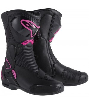 Ботинки женские Alpinestars Stella S-MX 6 Черный/розовый