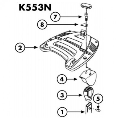 KAPPA K553N Площадка MONOKEY для крепления