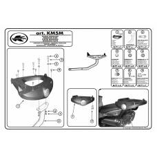 KAPPA KM5M Площадка MONOLOCK для крепления кофра
