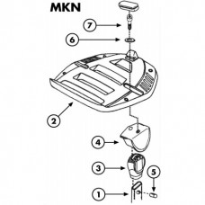 KAPPA MKN MKN Площадка MONOLOCK для крепления кофра алюм.
