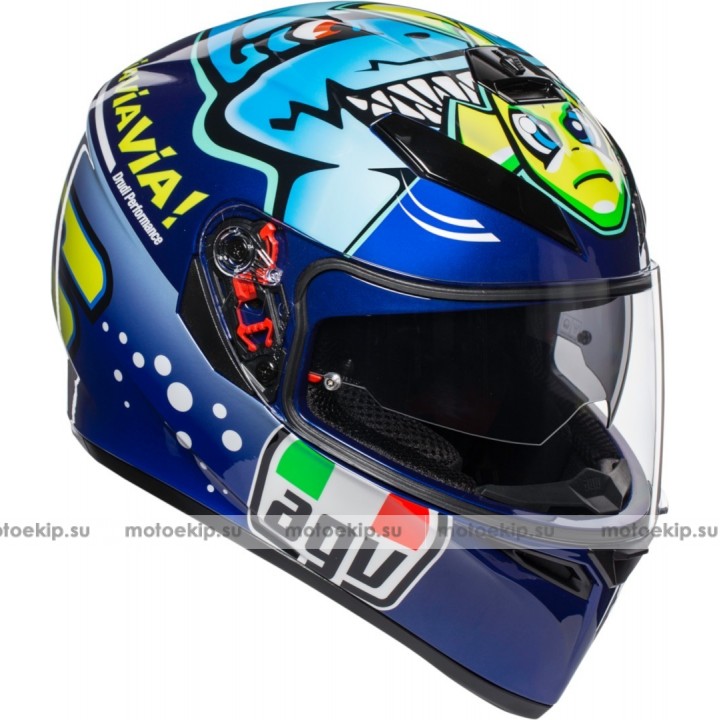 Шлем интеграл AGV K-3 SV Max Vision Rossi Misano 2015