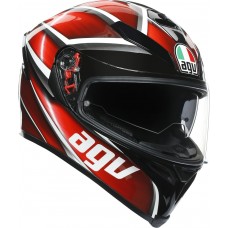 Шлем интеграл AGV K-5 S Max Vision Tempest Black/Red Шлем интеграл AGV K-5 S Max Vision Tempest Black/Red