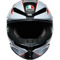 Шлем интеграл AGV K-6 Flash Matt Black/Grey/Red