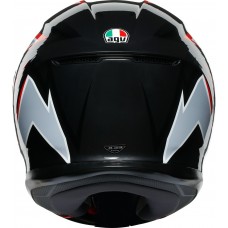 Шлем интеграл AGV K-6 Flash Matt Black/Grey/Red