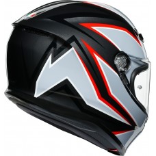 Шлем интеграл AGV K-6 Flash Matt Black/Grey/Red
